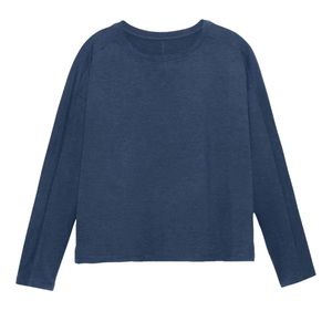 Girlfriend Collective ReSet long sleeve in midnight